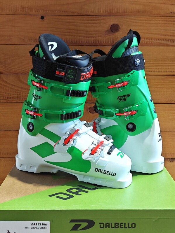 LYŽIARKY DALBELLO DRS 75 WHITE-RACE GREEN 26MP ---MODEL 2023---